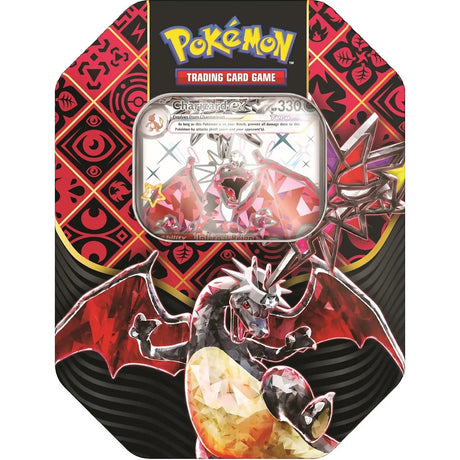 Pokemon - Scarlet & Violet - Paldean Fates Tin - Shiny Tera Charizard Ex - My Store