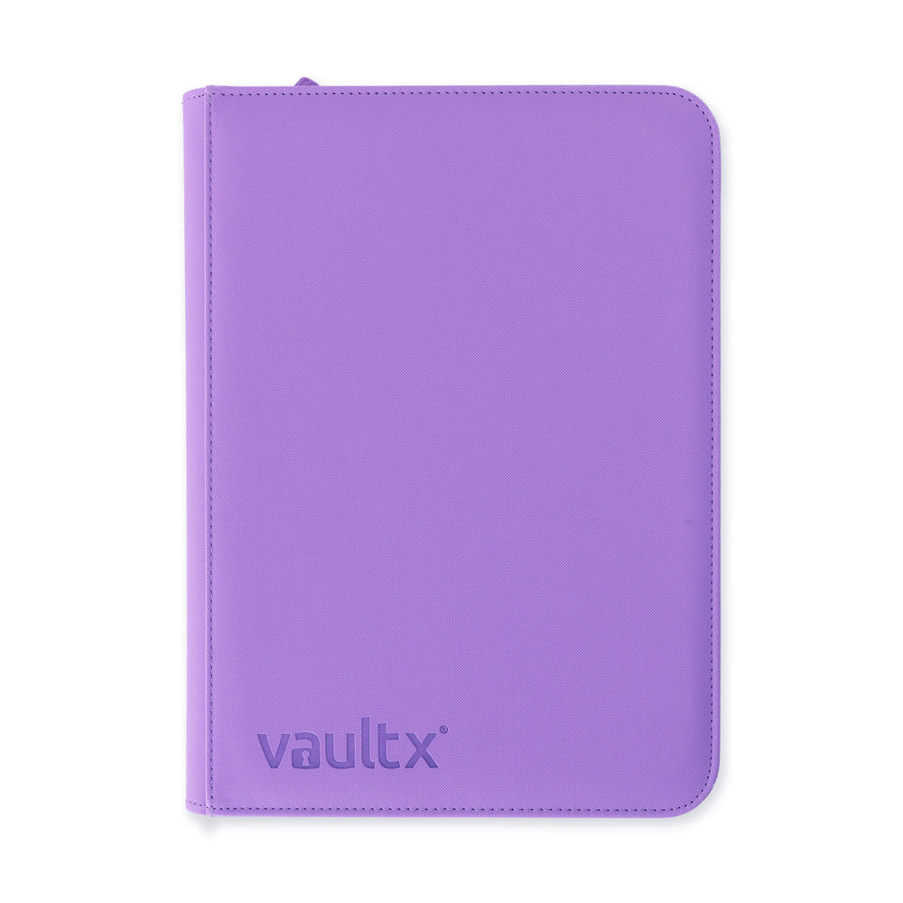 Vault X - 9-Pocket Exo-Tec® - Zip Binder - Just Purple - My Store