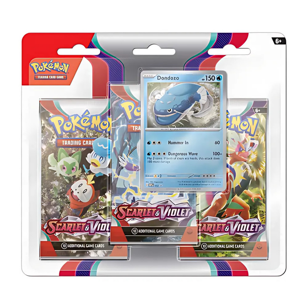 Pokémon - Scarlet & Violet - 3-Pack Display Dondozo - Infinity TCG