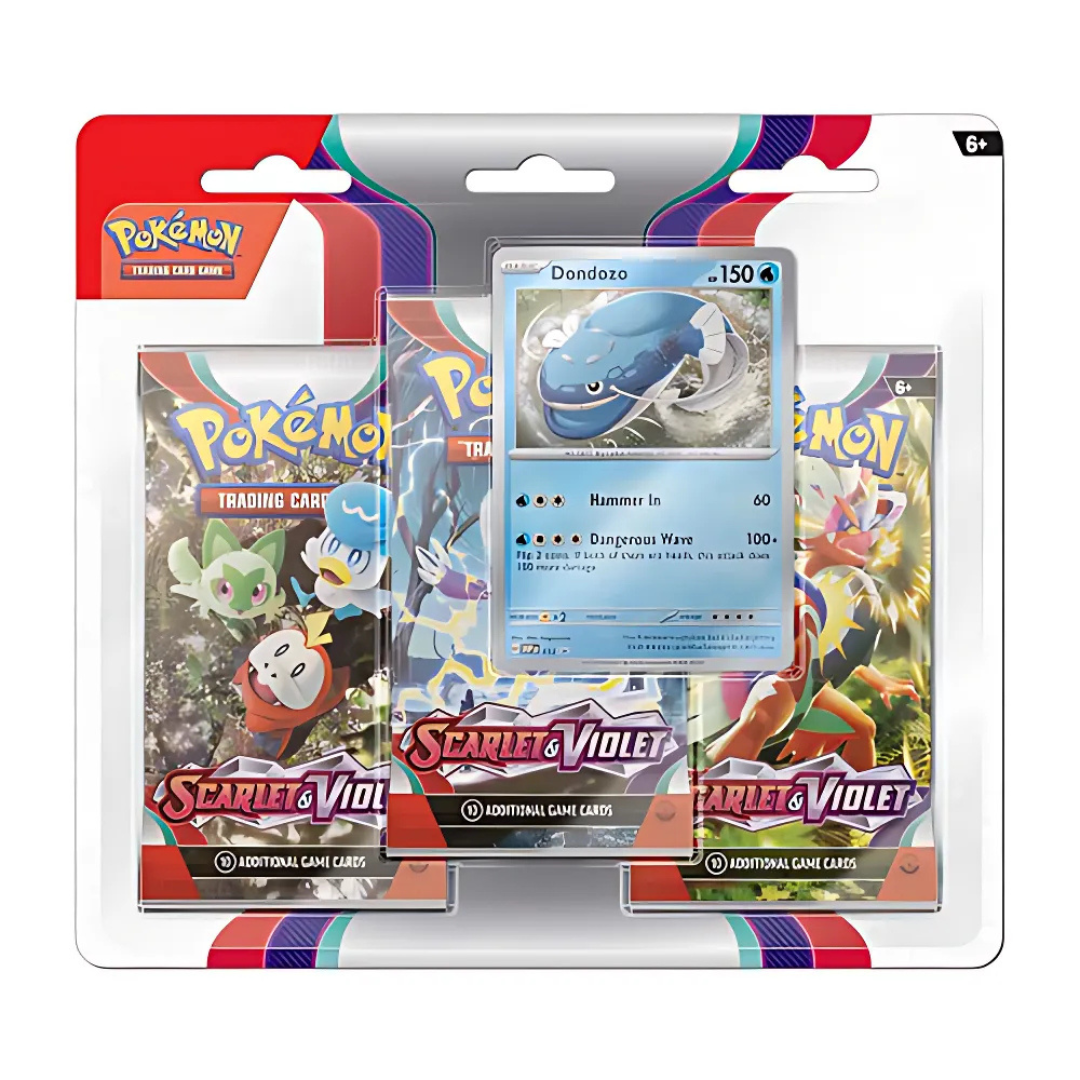 Pokémon - Scarlet & Violet - 3-Pack Display Dondozo - Infinity TCG