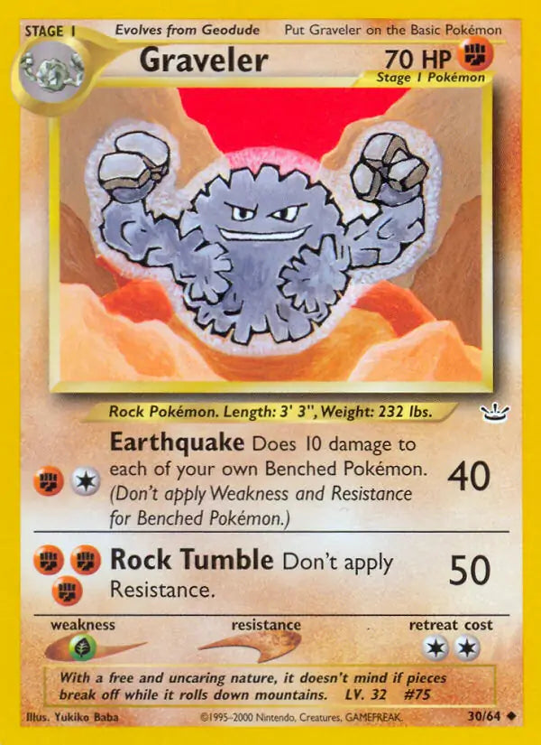 Pokémon Neo Revelations Singles