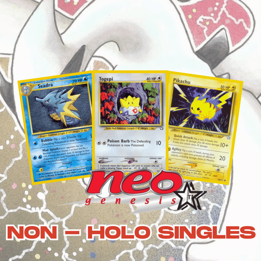 Pokémon - Neo Genesis - Non-Holo Singles