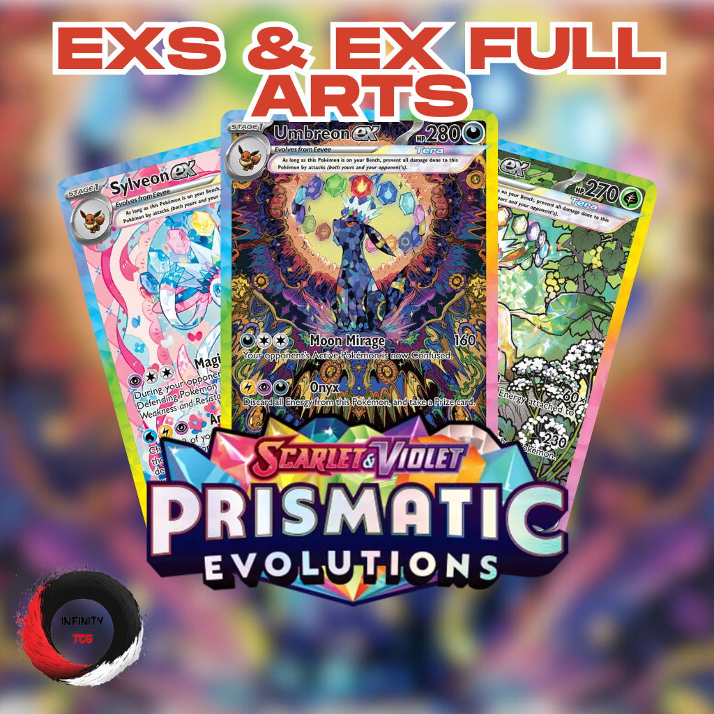 Pokémon - Scarlet & Violet - Prismatic Evolution - EX & EX SIR Singles