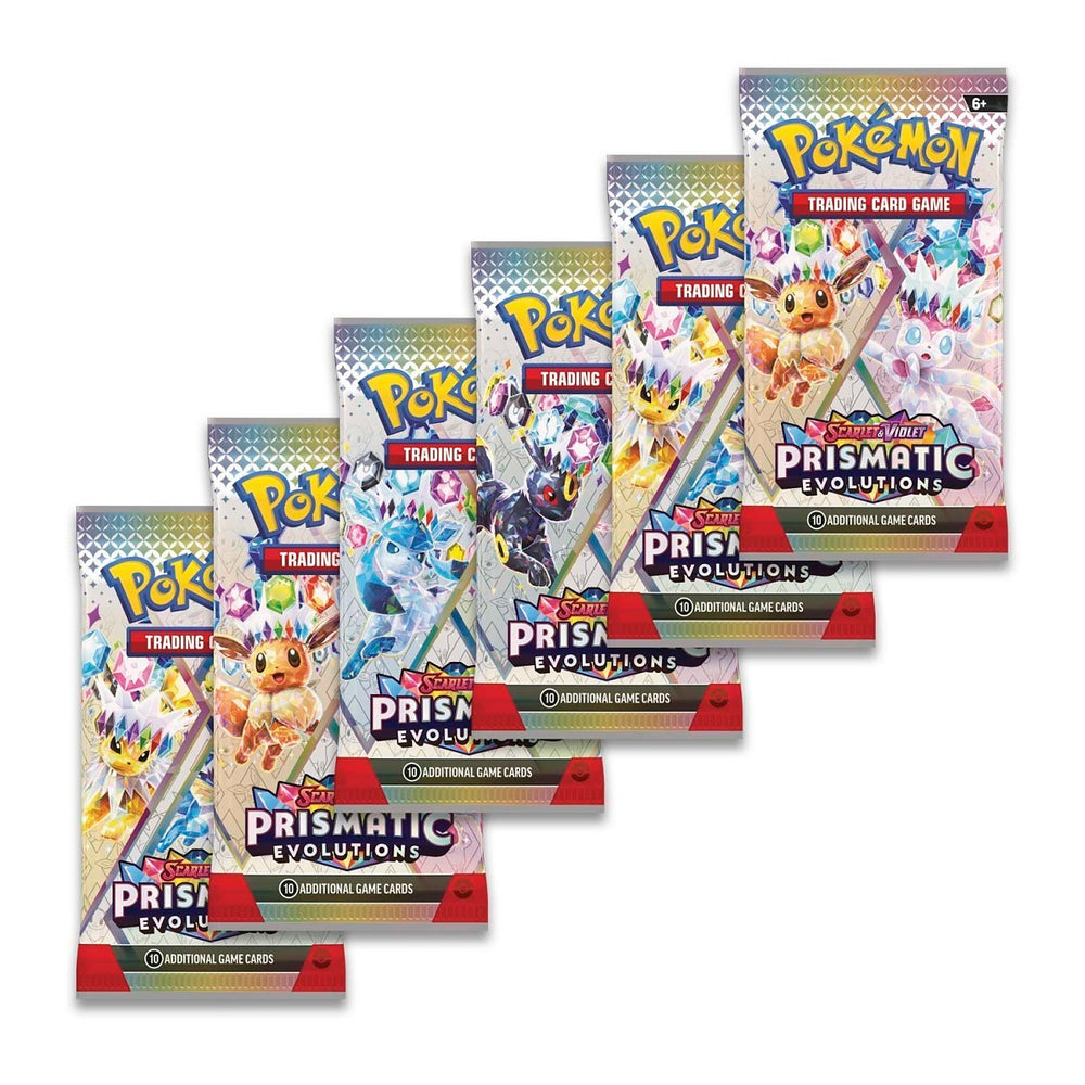 Pokémon - Scarlet & Violet-Prismatic Evolutions Booster Bundle (6 Packs) - My Store