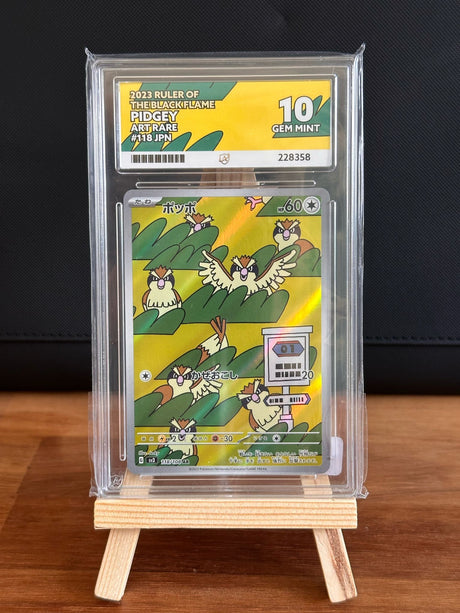 Pidgey AR #118 ACE GEM MINT 10 - Infinity TCG