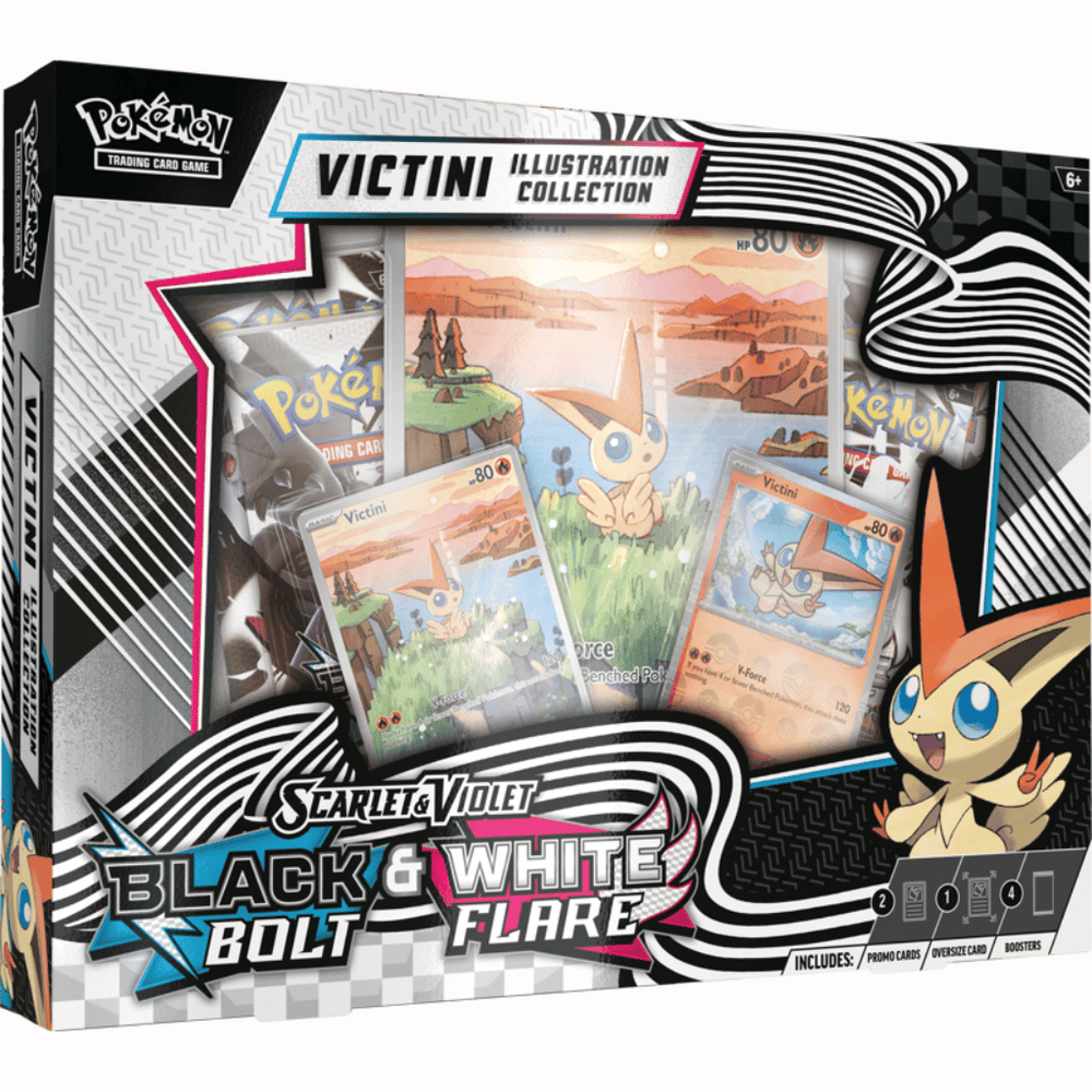 Pokémon - Scarlet & Violet - Black Bolt & White Flare - Unova Victini Illustration Collection