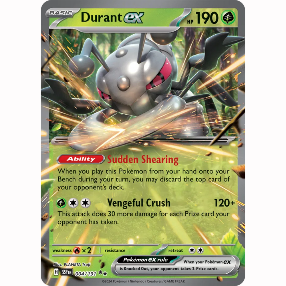 Pokémon - Scarlet & Violet - Surging Sparks - Trainer, EX & EX Full Art Singles