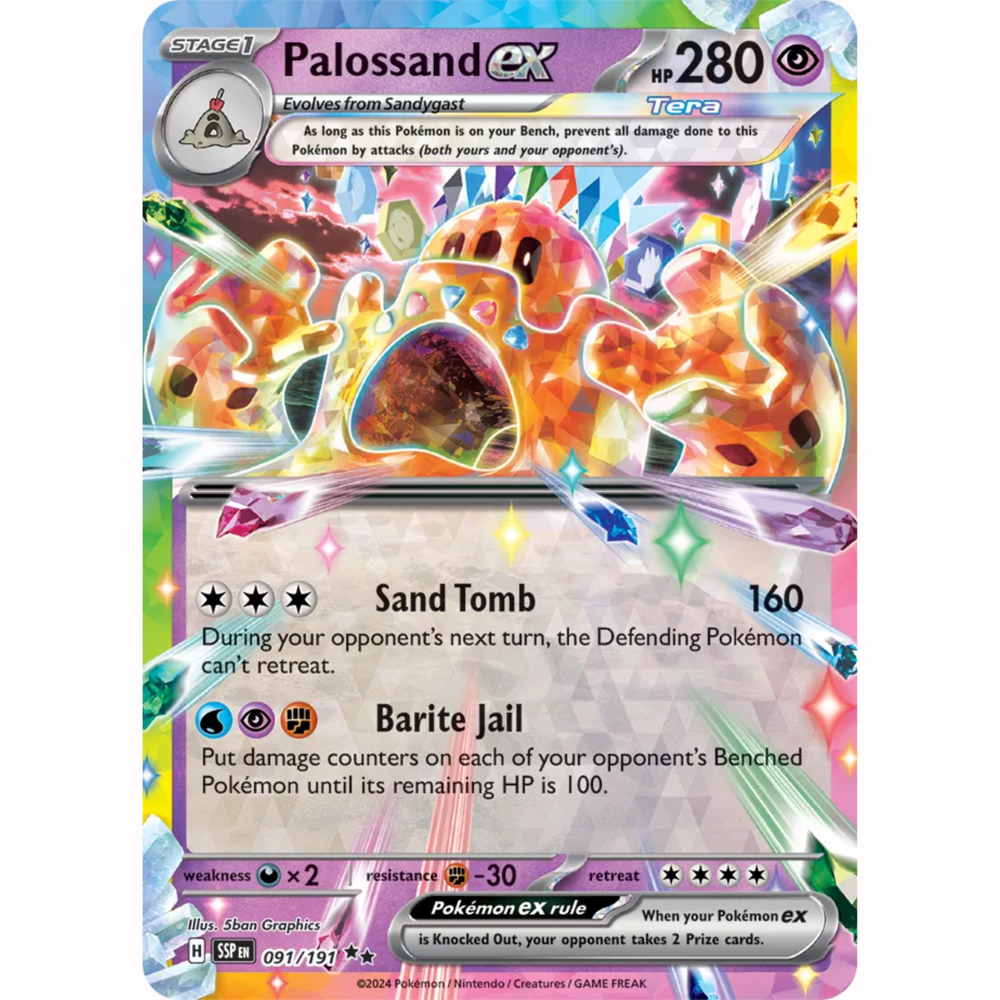 Pokémon - Scarlet & Violet - Surging Sparks - Trainer, EX & EX Full Art Singles