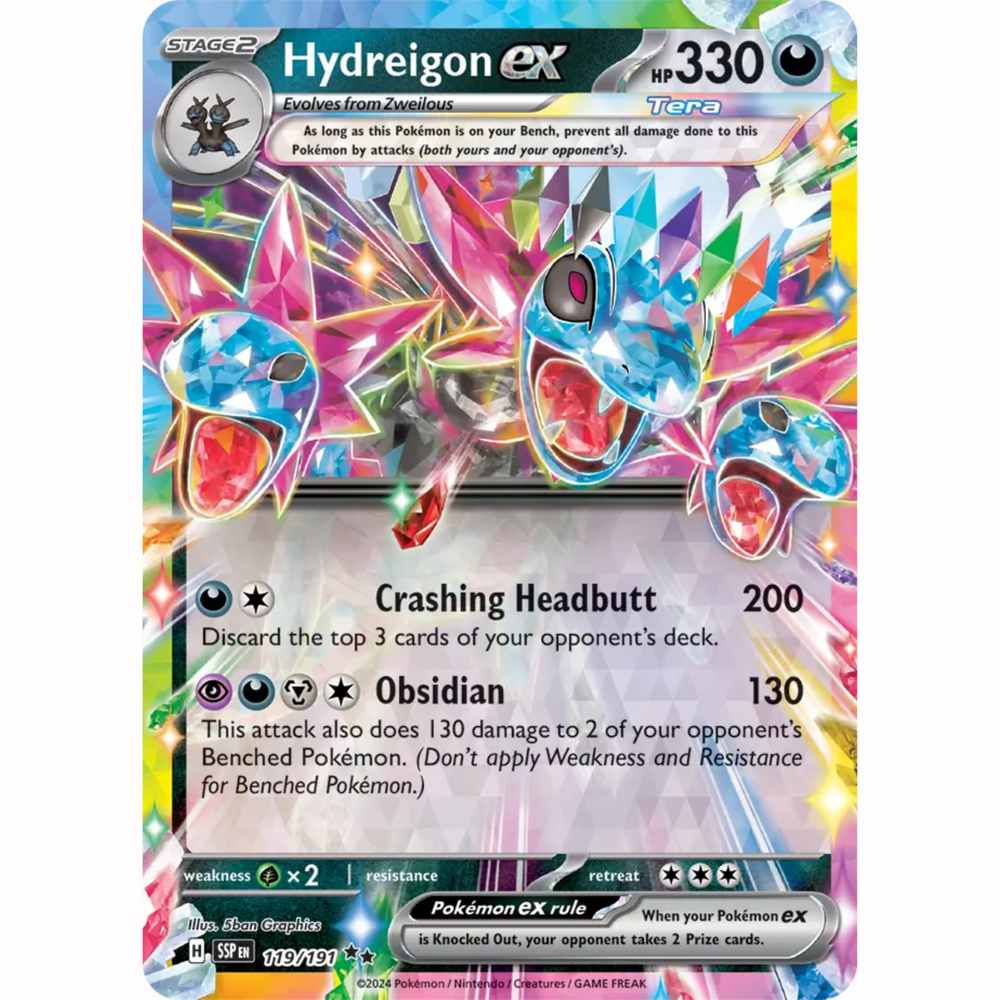 Pokémon - Scarlet & Violet - Surging Sparks - Trainer, EX & EX Full Art Singles