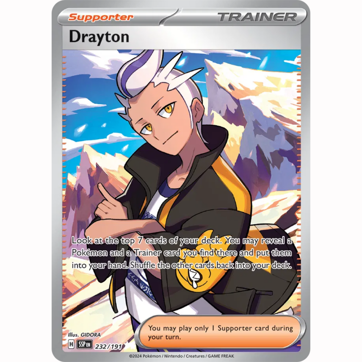Pokémon - Scarlet & Violet - Surging Sparks - Trainer, EX & EX Full Art Singles