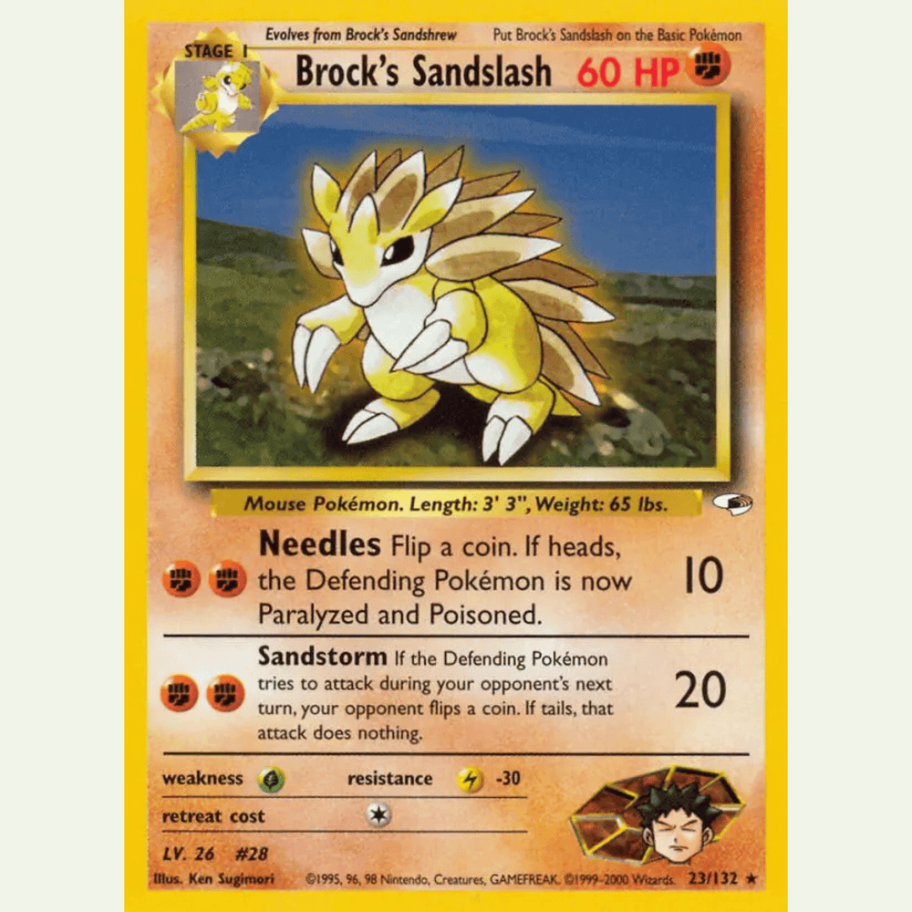 Pokémon - Gym Heroes - Non-Holo Singles