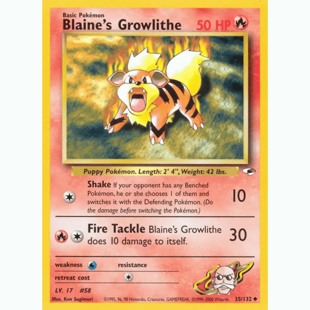 Pokémon - Gym Heroes - Non-Holo Singles