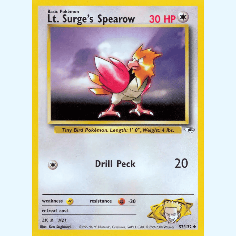 Pokémon - Gym Heroes - Non-Holo Singles