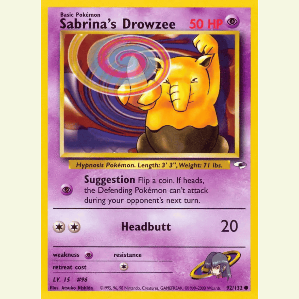 Pokémon - Gym Heroes - Non-Holo Singles