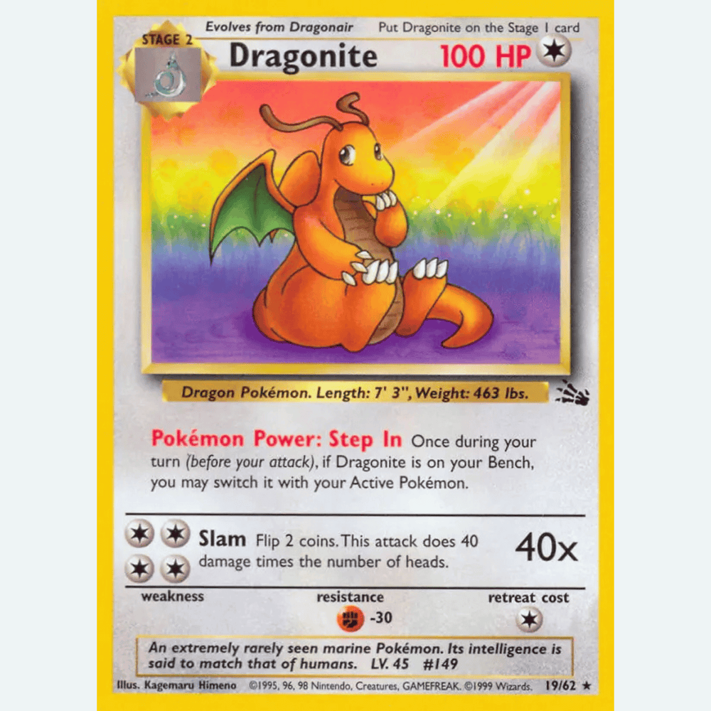 Pokémon - Fossil Non-Holo - Singles