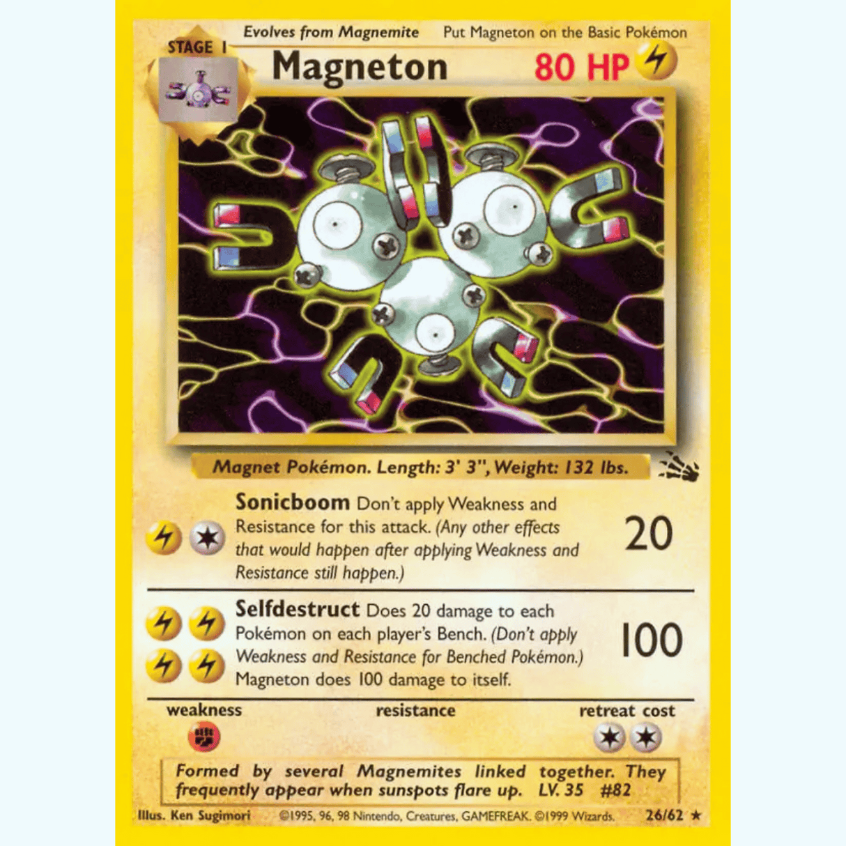 Pokémon - Fossil Non-Holo - Singles