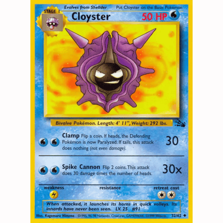 Pokémon - Fossil Non-Holo - Singles