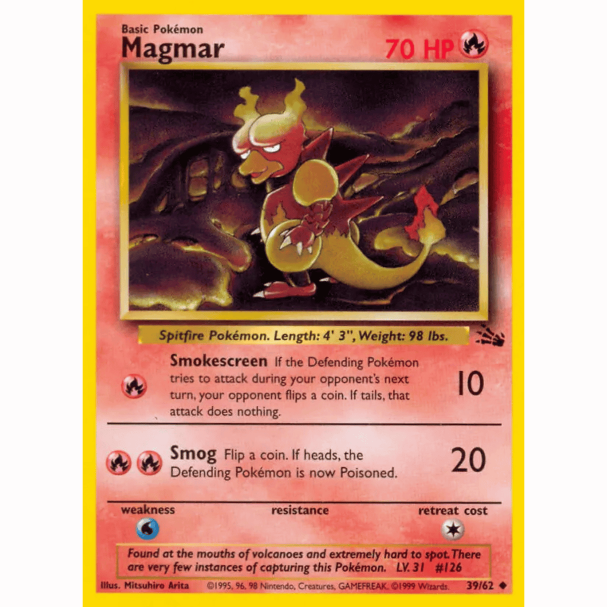 Pokémon - Fossil Non-Holo - Singles