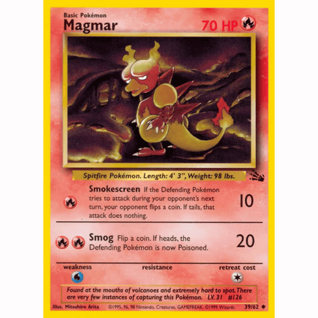 Pokémon - Fossil Non-Holo - Singles