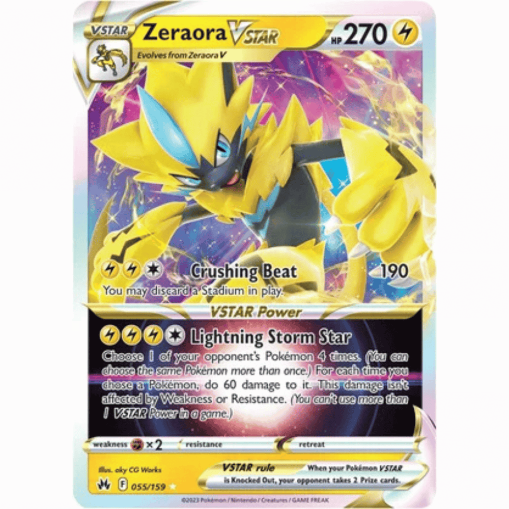 Pokémon - Sword & Shield - Crown Zenith - V/Vstar/Vmax/Trainer/Holo Energy Singles