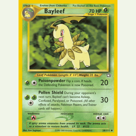 Pokémon - Neo Genesis - Non-Holo Singles