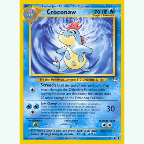 Pokémon - Neo Genesis - Non-Holo Singles