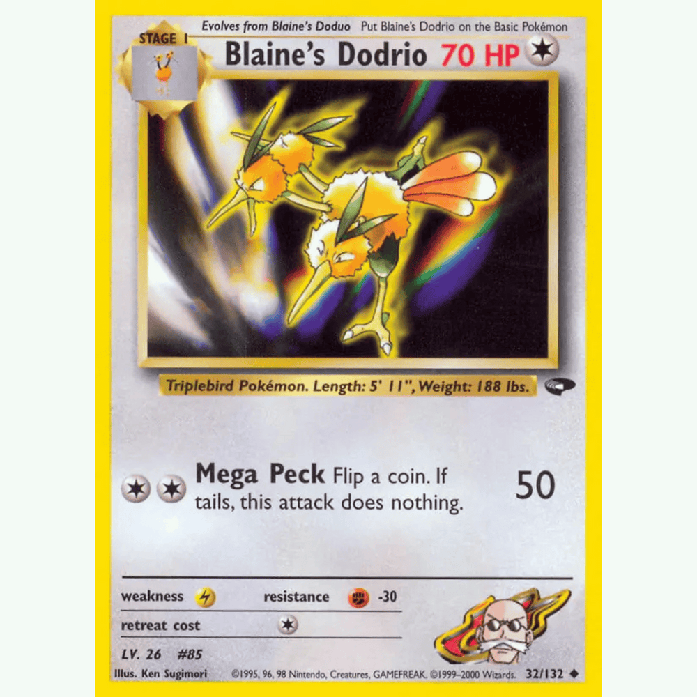 Pokémon - Gym Challenge - Non-Holo Common/Uncommon Singles