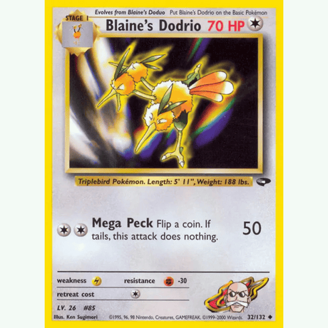 Pokémon - Gym Challenge - Non-Holo Common/Uncommon Singles