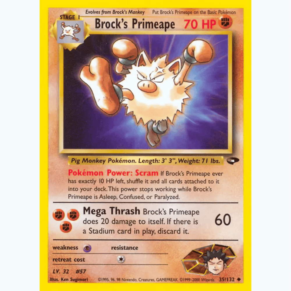 Pokémon - Gym Challenge - Non-Holo Common/Uncommon Singles