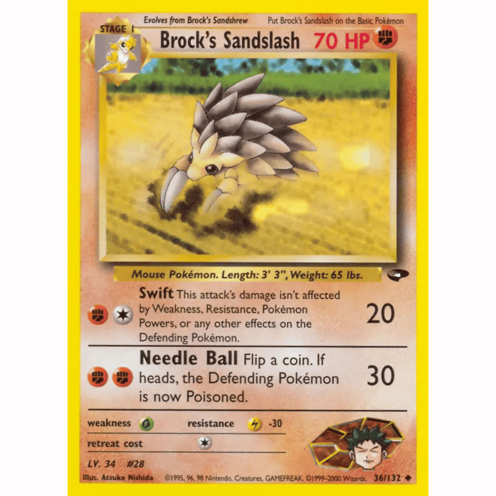 Pokémon - Gym Challenge - Non-Holo Common/Uncommon Singles