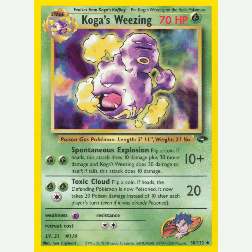 Pokémon - Gym Challenge - Non-Holo Common/Uncommon Singles