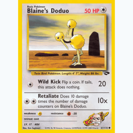 Pokémon - Gym Challenge - Non-Holo Common/Uncommon Singles