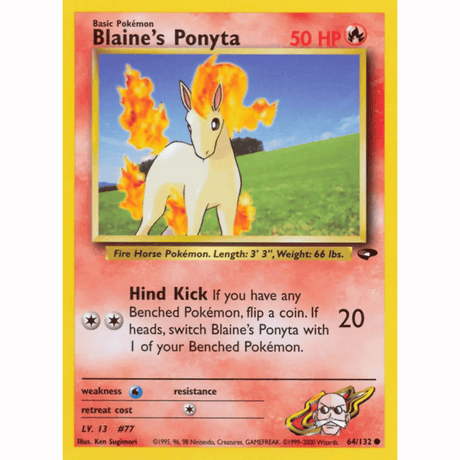 Pokémon - Gym Challenge - Non-Holo Common/Uncommon Singles