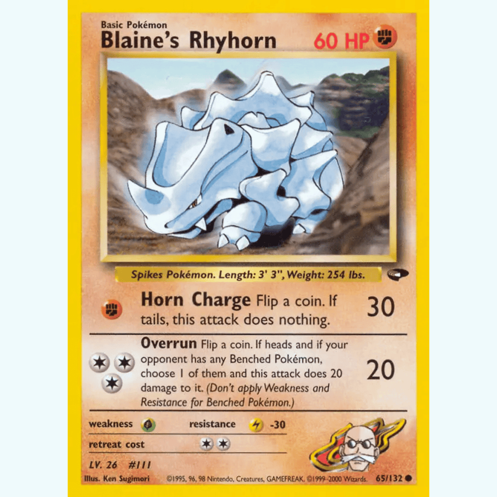 Pokémon - Gym Challenge - Non-Holo Common/Uncommon Singles