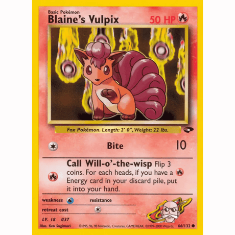 Pokémon - Gym Challenge - Non-Holo Common/Uncommon Singles