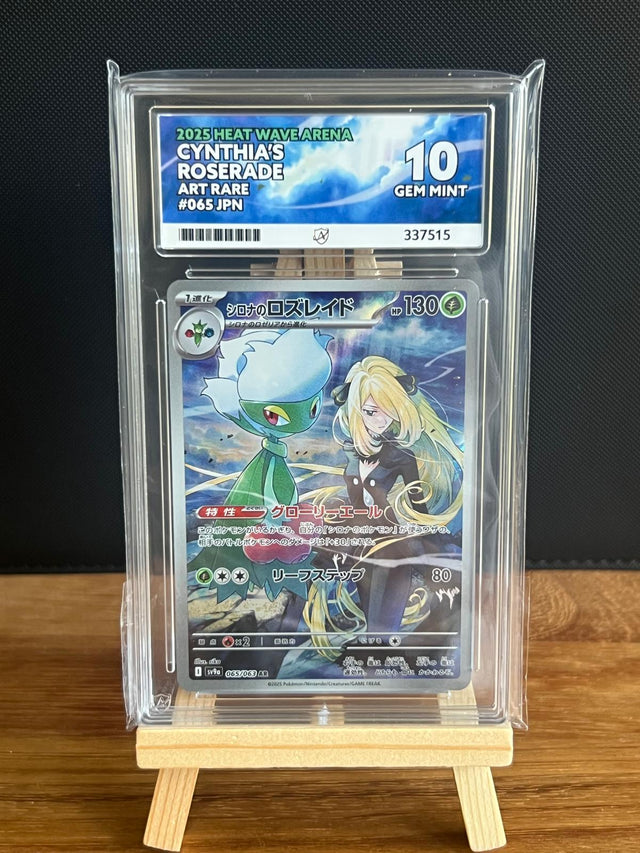 Cynthia's Roserade AR #065 ACE GEM MINT 10 - Infinity TCG
