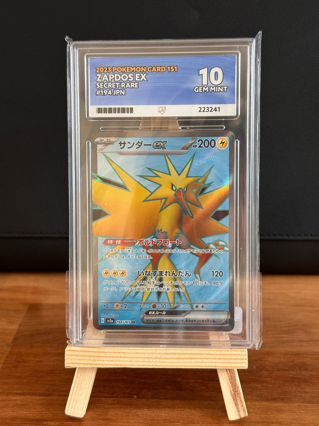 Zapdos EX SR #194 Japanese ACE GEM MINT 10 - Infinity TCG