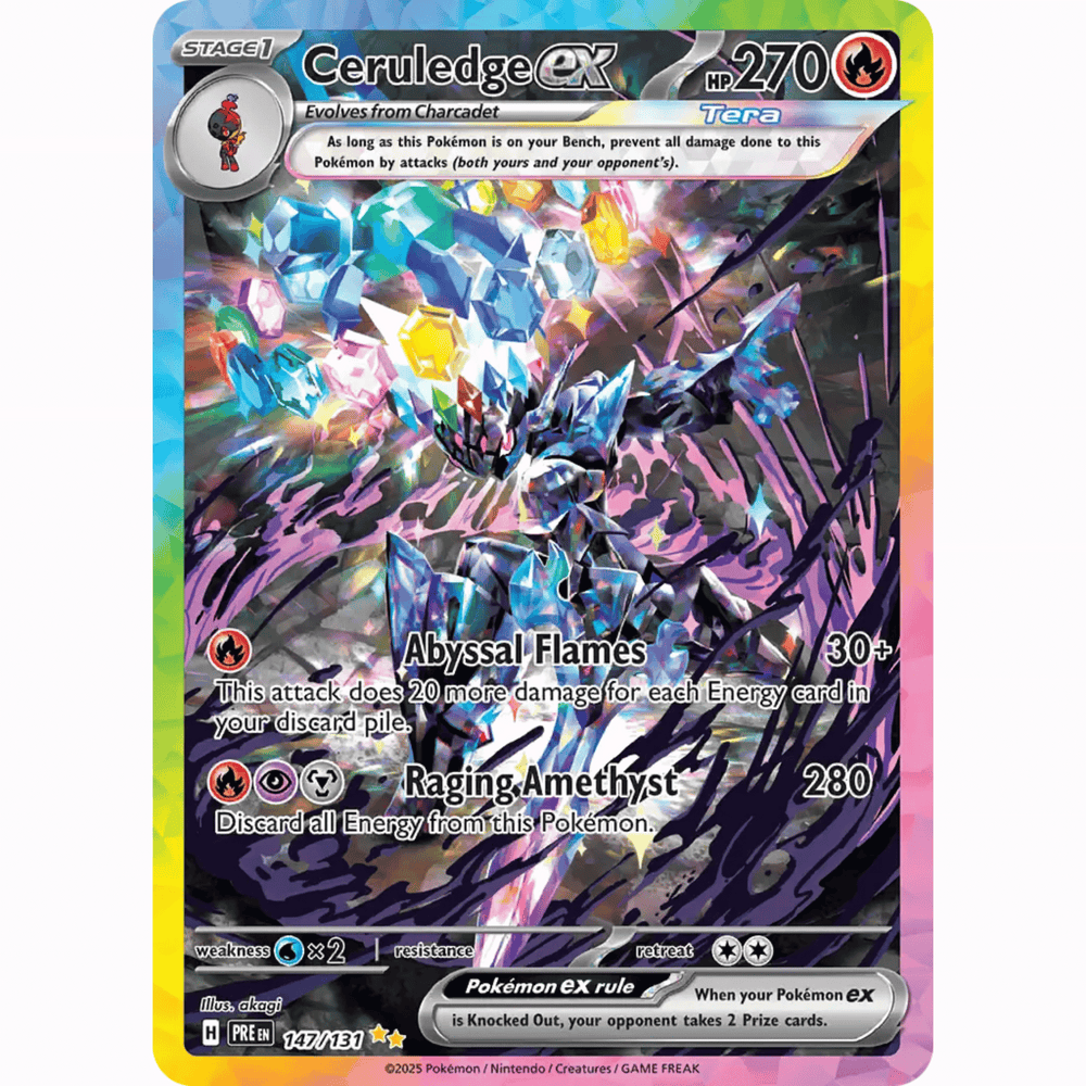 Pokémon - Scarlet & Violet - Prismatic Evolution - EX & EX SIR Singles