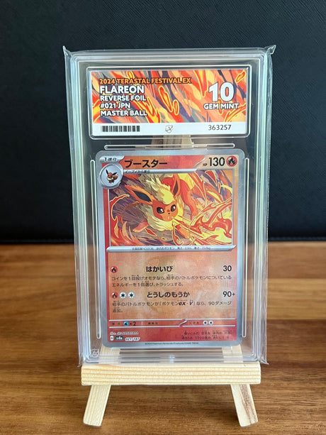 Flareon Reverse Foil (Master Ball) #021 ACE GEM MINT 10 - Infinity TCG