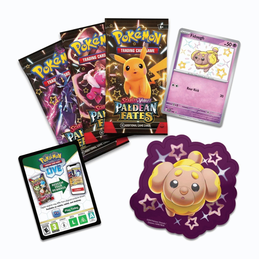 Pokémon - Scarlet & Violet - Paldean Fates - Fidough Tech Sticker Collection - Infinity TCG