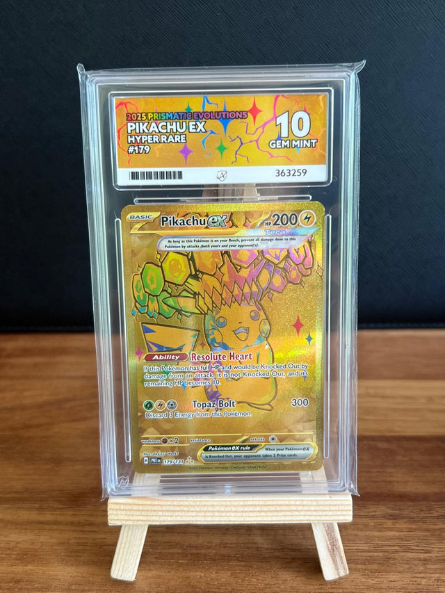 Pikachu EX HR #179 ACE GEM MINT 10 - Infinity TCG