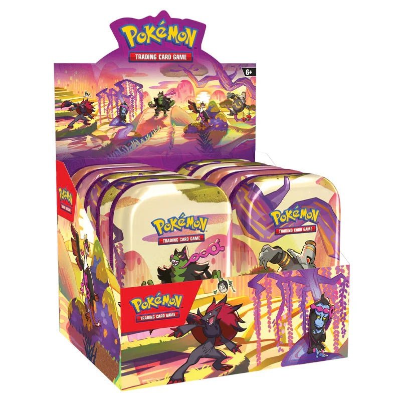 Pokemon - Scarlet & Violet - Shrouded Fable - Mini Tin (Display Case of 10) - My Store
