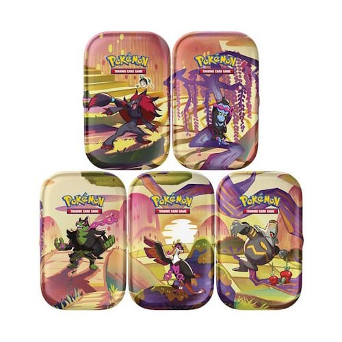 Pokemon - Scarlet & Violet - Shrouded Fable - Mini Tin (Display Case of 10) - My Store