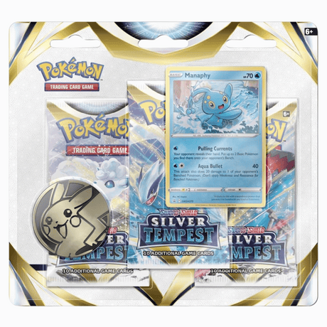 Pokémon - Sword & Shield - Silver Tempest - Manaphy 3-Pack Blister - Infinity TCG