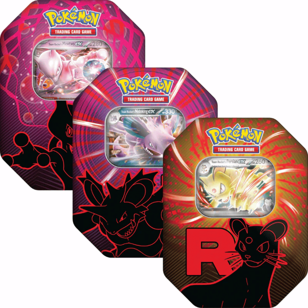 Pokémon - Scarlet & Violet - Destined Rivals - Assorted Team Rocket Tin (x1)