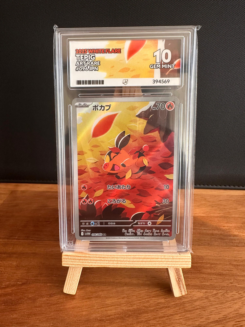 Tepig AR #096 ACE GEM MINT 10