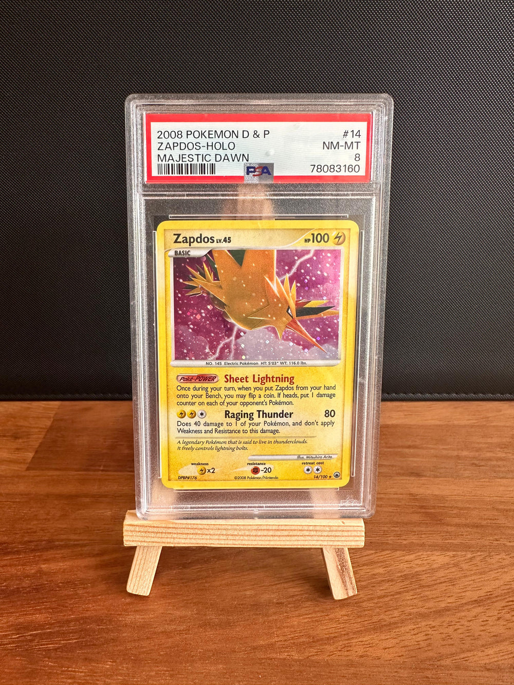 Zapdos #014 PSA NM-MT 8