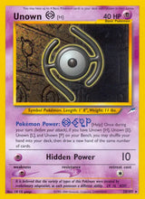 Pokémon Neo Destiny Non-Holo Singles