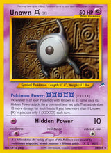 Pokémon Neo Destiny Non-Holo Singles