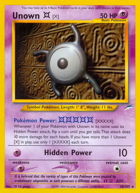 Pokémon Neo Destiny Non-Holo Singles